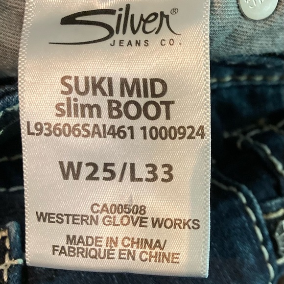 Silver suki boot cut women’s jeans - Picture 6 of 7